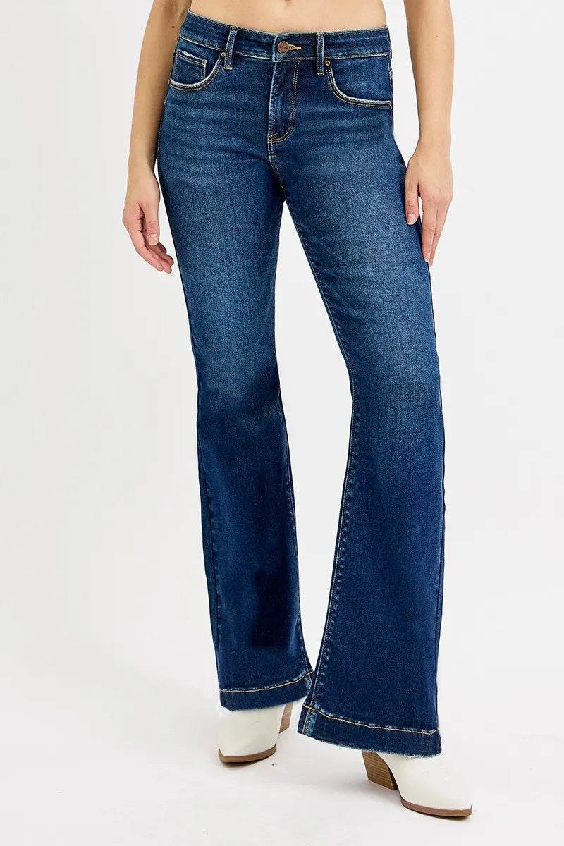 RISEN Full SIze Tummy Control Mid Rise Flare Jeans Plus SIze Trendsi 2418a60bdf9d4bf88032eaef7f214025-Max-Origin