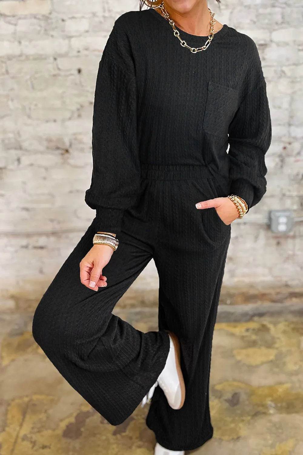 Round Neck Top and Pants Set Trendsi 248bb8ff-3269-4c9c-9f5f-86b478f656d3-Max-Origin