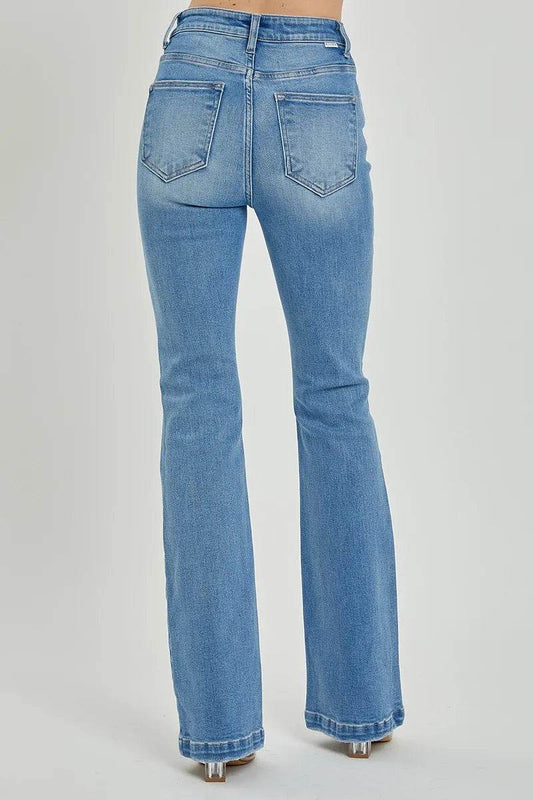 RISEN Full Size High Rise Button Fly Bootcut Jeans Trendsi 24916acb-cf6d-4aa1-b5e4-a10b837bde3b-Max