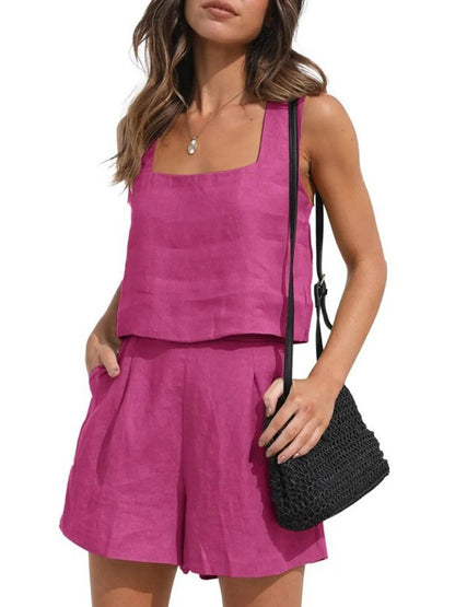Square Neck Tank and Shorts Set Rose Red Trendsi 24c64ffe816741a8b20d38a194c7b8cd-Max-Origin