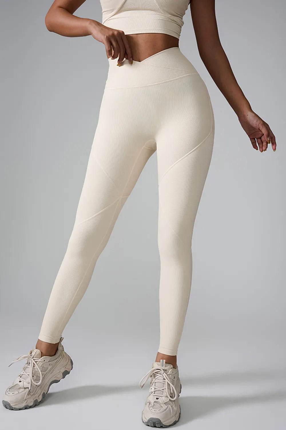 High Waist Active Leggings Ivory Trendsi 25362b27-9f1c-49a7-b55e-f02501c6f983-Max