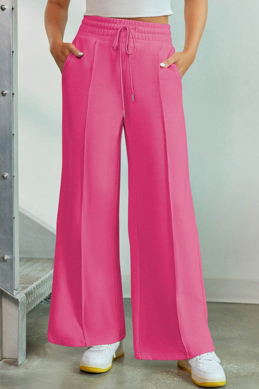 Drawstring Wide Leg Pants with Pockets Hot Pink Trendsi 25cee8089b5f4fd1bcb97984578fc168-Max