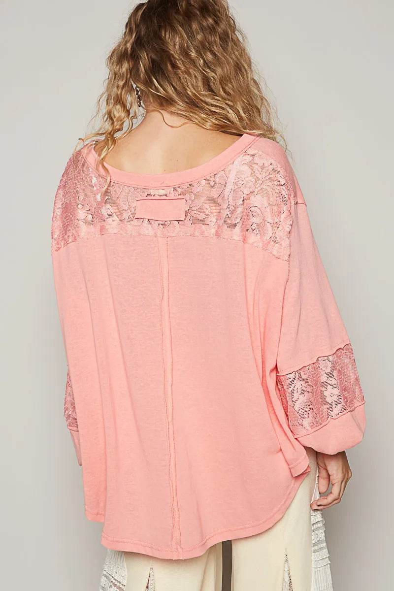 POL V-Neck Long Sleeve T-Shirt with Lace Detail Trendsi 25d43d81-f4a1-45ce-aaf3-5c24a441db73-Max-Origin