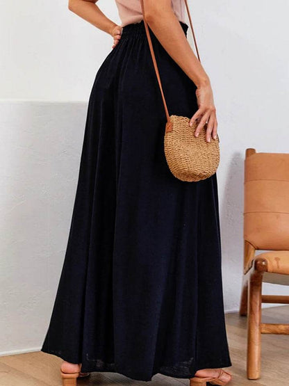 Drawstring Waist Wide Leg Pants Trendsi 25db12acfb9049c783e7846be31f08e2-Max