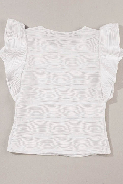 Ruffled Round Neck Textured Top Trendsi 261b0943-aa52-4f28-9be1-e208a19af8cf-Max-Origin