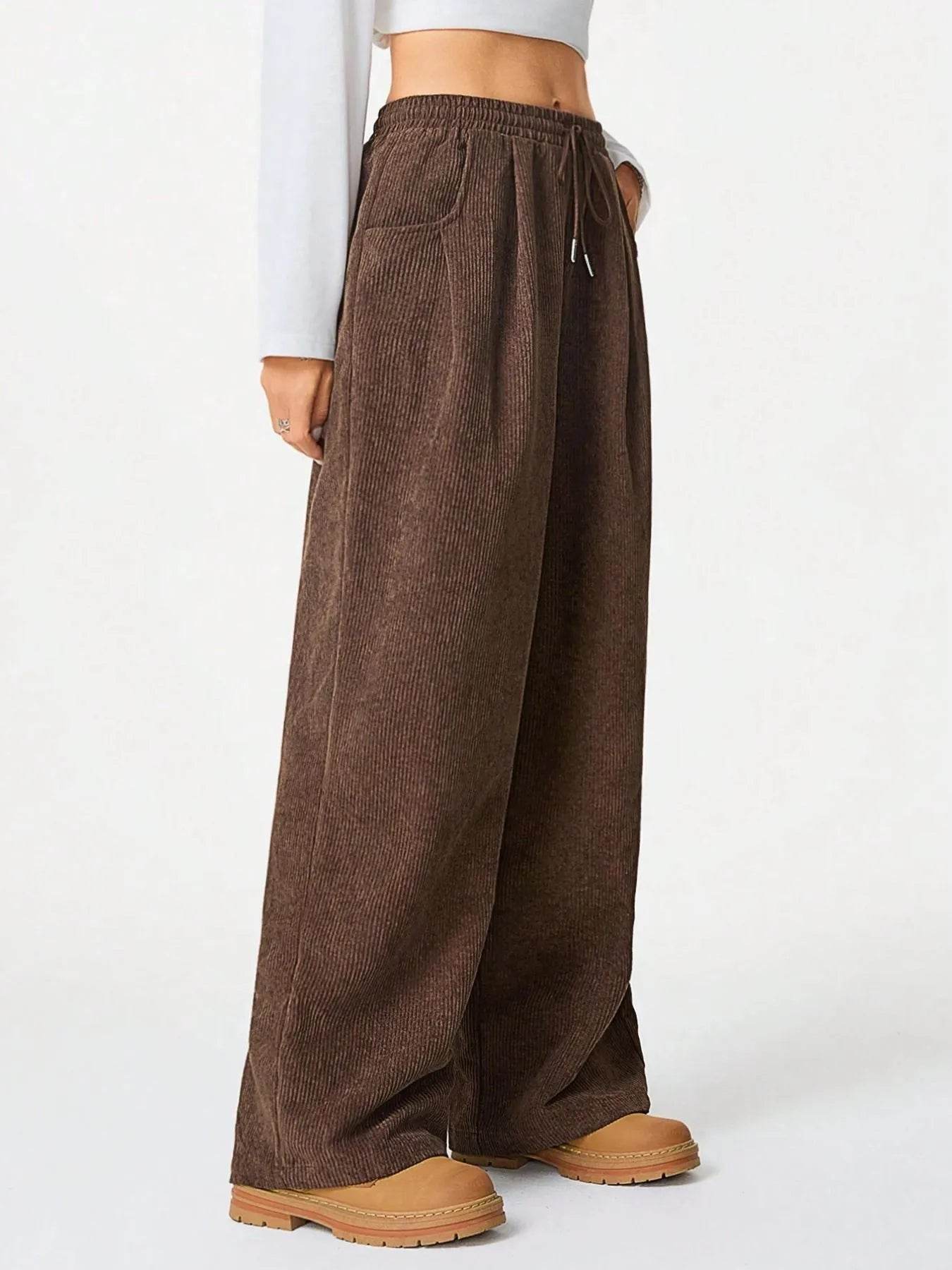 Drawstring Wide Leg Pants Trendsi 261e834c-1827-443e-893d-d3dfe876d8d5-Max-Origin
