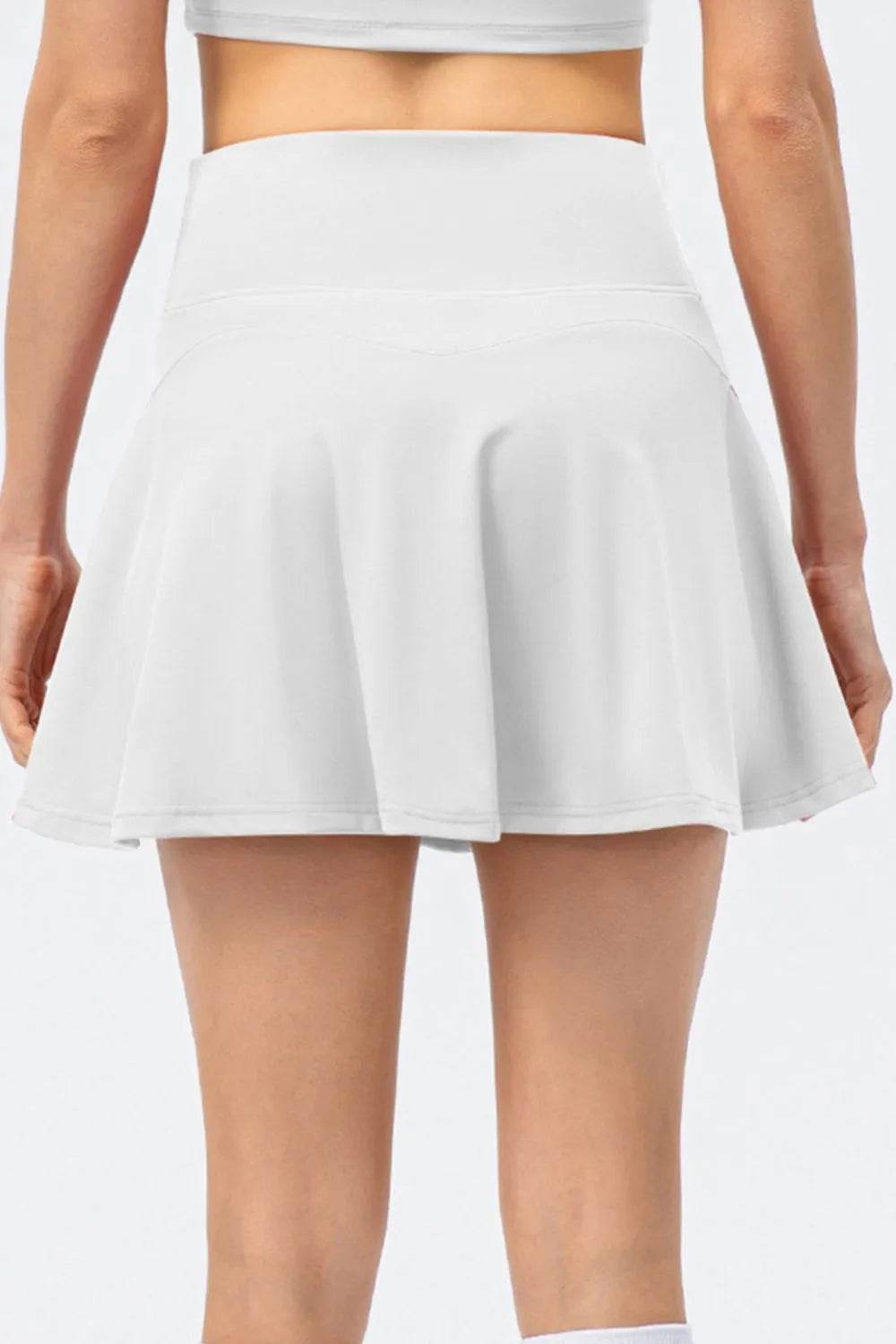 High Waist Wide Waistband Active Skirt Trendsi 262384e0-3f6b-46f1-a89e-970a926ea499-Max