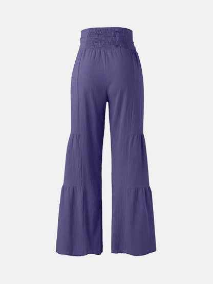 Tied Ruched Wide Leg Pants Trendsi 26ce0631-3a51-4917-8604-865acb77c203-Max