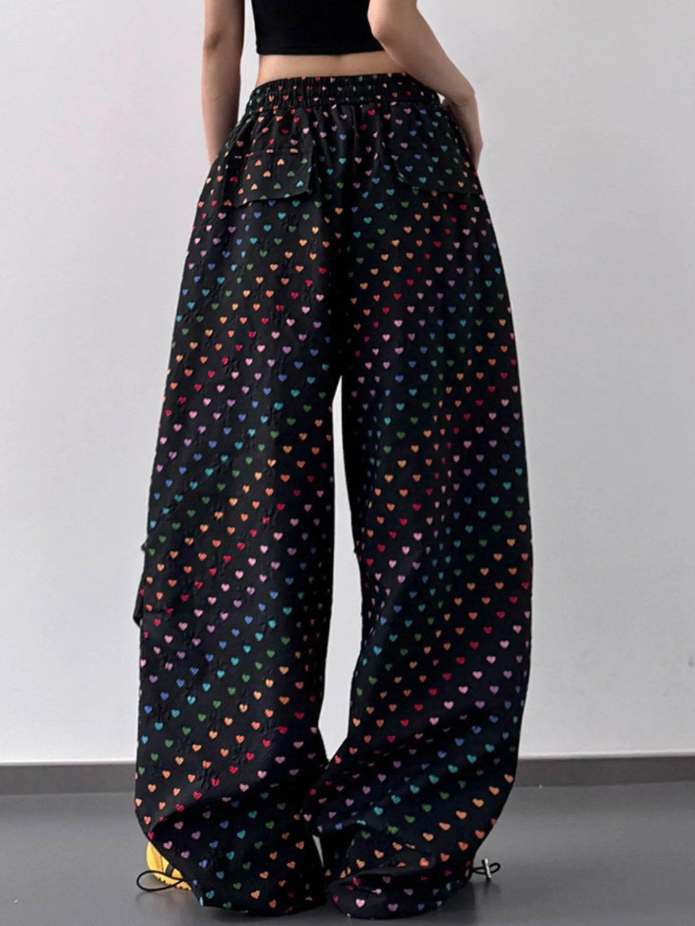Heart Print Drawstring Wide Leg Pants Trendsi 26d3a25d-f8d8-4718-b1ff-5d26f015b6f9-Max-Origin