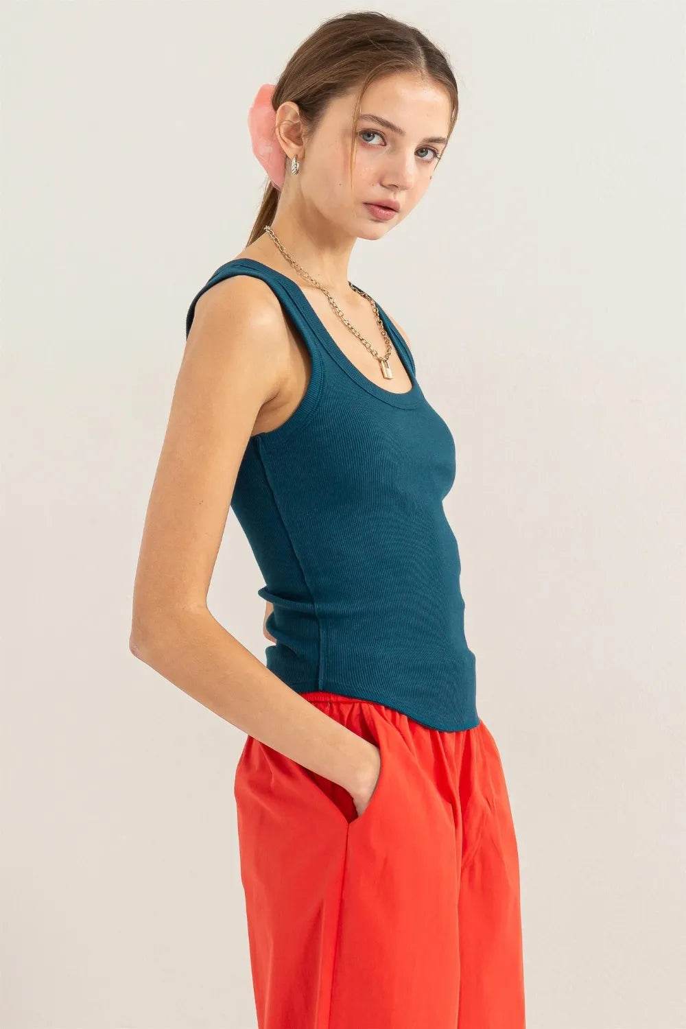 HYFVE Ribbed Scoop Neck Racerback Tank Trendsi 26f0edf4-3a95-4cde-81db-03ceb17eb0a1-Max