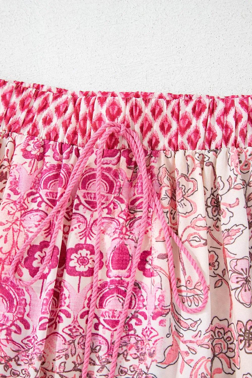 Printed Tassel Drawstring High Waist Maxi Skirt Trendsi 2729eaad-9da0-4445-8072-3b8a139200da-Max