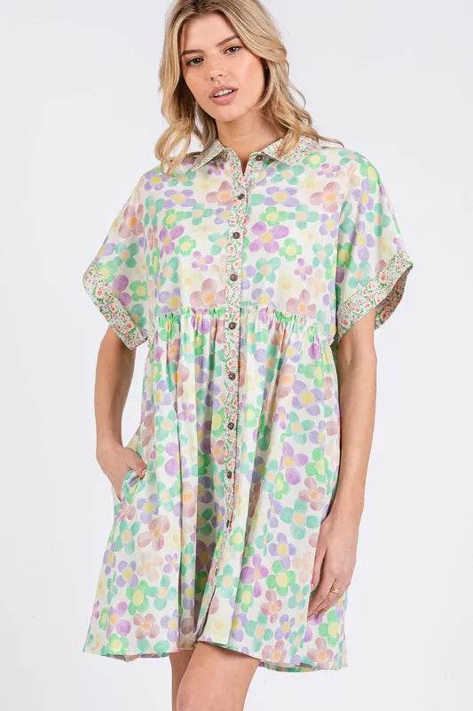 SAGE+FIG Floral Babydoll Short Sleeves Dress Trendsi 2756218f-432a-4758-8462-ded892196192-Max