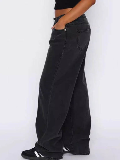 Wide Leg Jeans with Pockets Black Trendsi 2780dcc4-acee-45c0-b16b-2c1ac9565004-Max