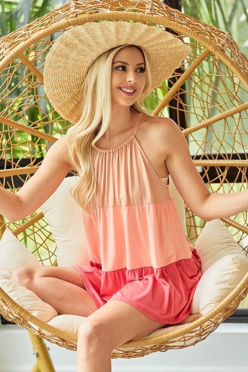 BiBi Rayon Span Jersey Color Block Tiered Halter Neck Cami Trendsi 281b7fe46b844594aa05602d6886d47b-Max-Origin