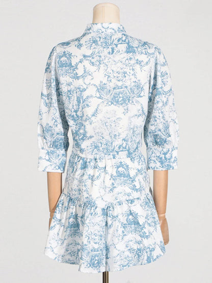 Printed Mock Neck Top and Skirt Set Trendsi 2849be025fc8422aba66c367a3cfddd5-Max-Origin