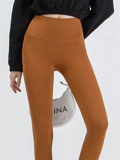 Wide Waistband Sports Leggings Trendsi 288d7aae28d8408b8d74e27fab845053-Max