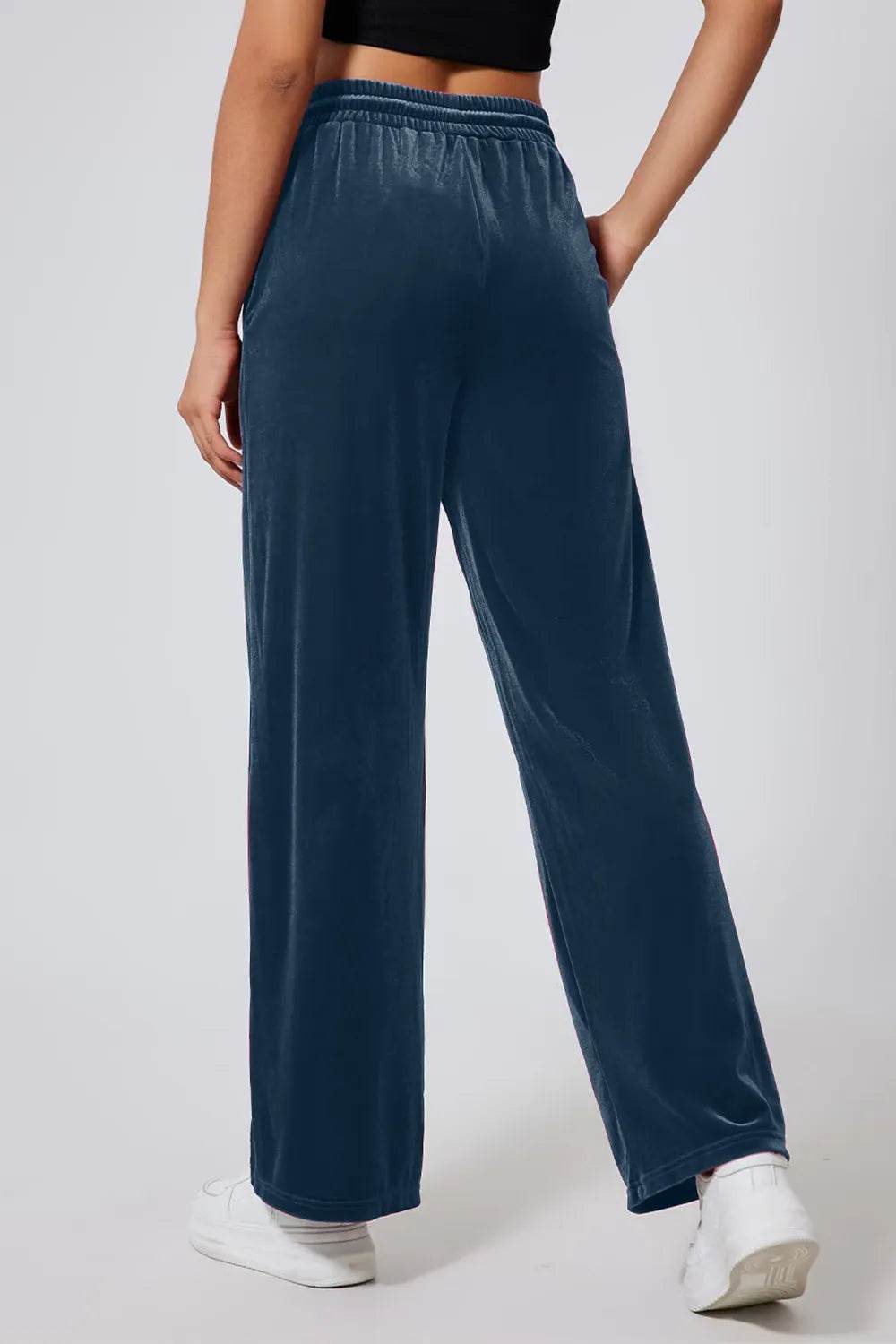 Drawstring Elastic Waist Straight Leg Pants Trendsi 28a7f75d-6a11-4eee-8002-ff55229b6efc-Max