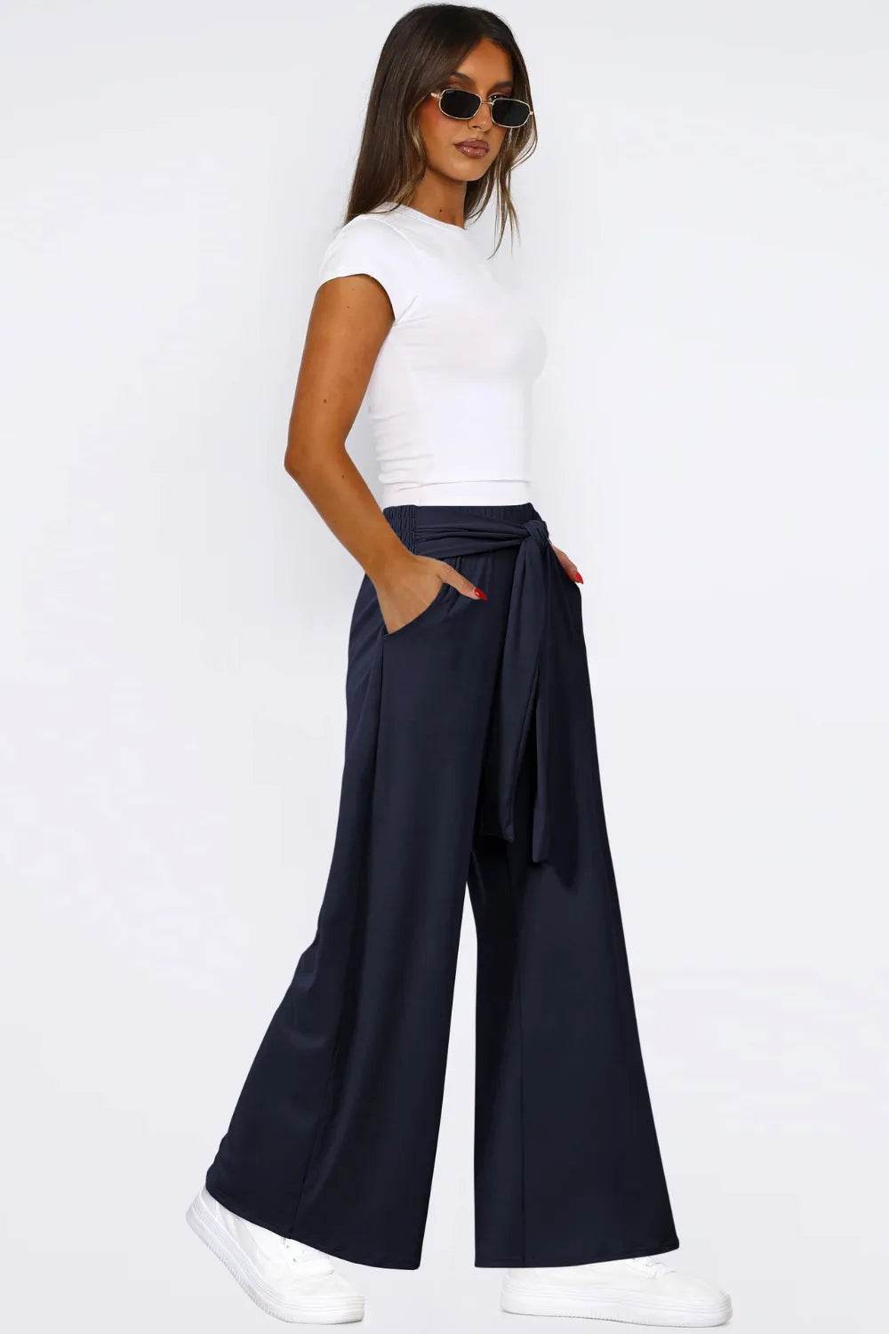 Tied Wide Leg Pants with Pockets Trendsi 291e6222-0e39-4f1a-8fcd-c760161401f7-Max