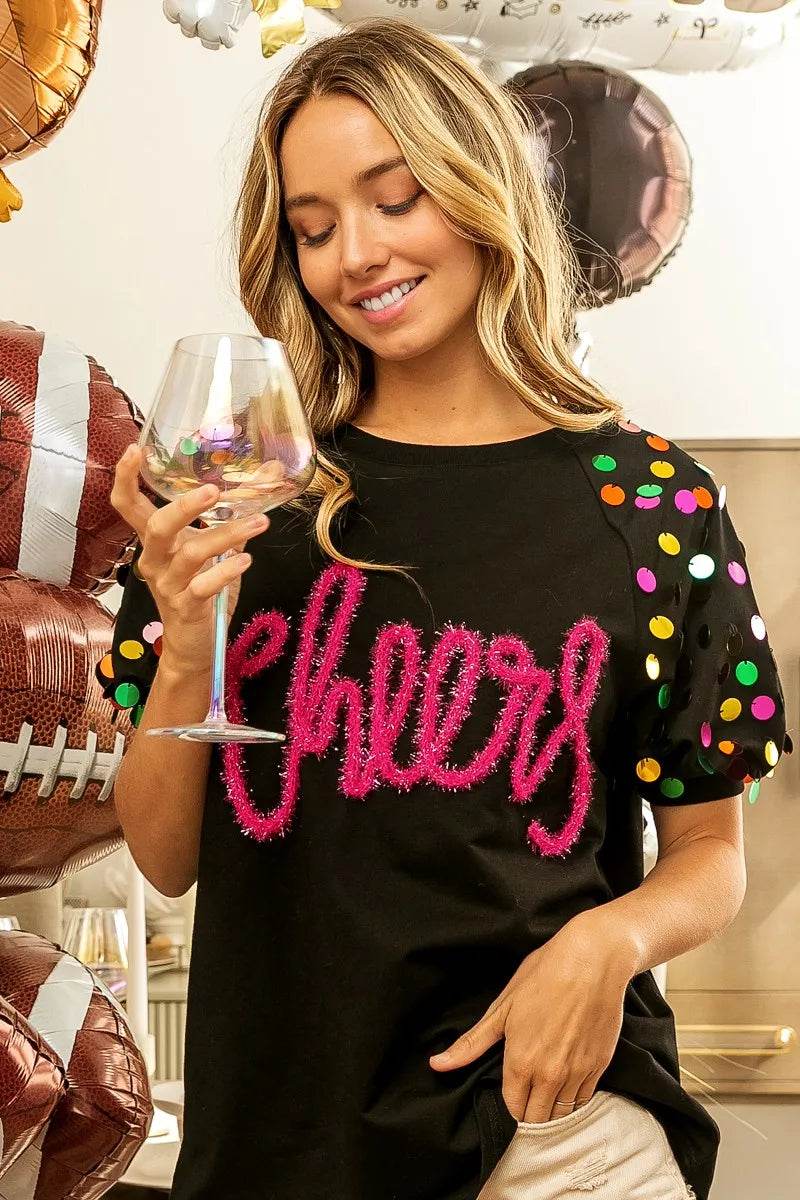 BiBi Metallic Letter Spangle Raglan Puff Sleeve Top Trendsi 294d463e3b2748cf83b6700306b19ce7-Max-Origin