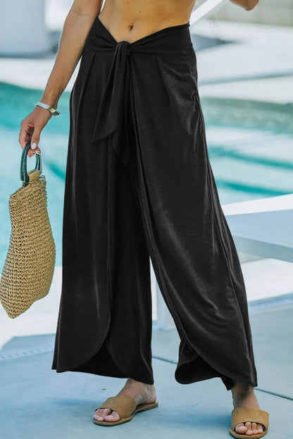 Knotted Waist Split Leg Relaxed Pants Black Trendsi 2976bf75-bc6a-4fe3-8005-c6a7a206c9bf-Max-Origin