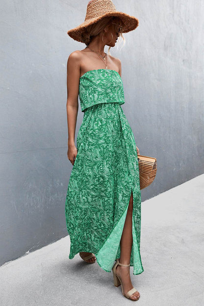 Strapless Split Maxi Dress Trendsi 29b192df4a4f4432a150d6f750f66655-Max