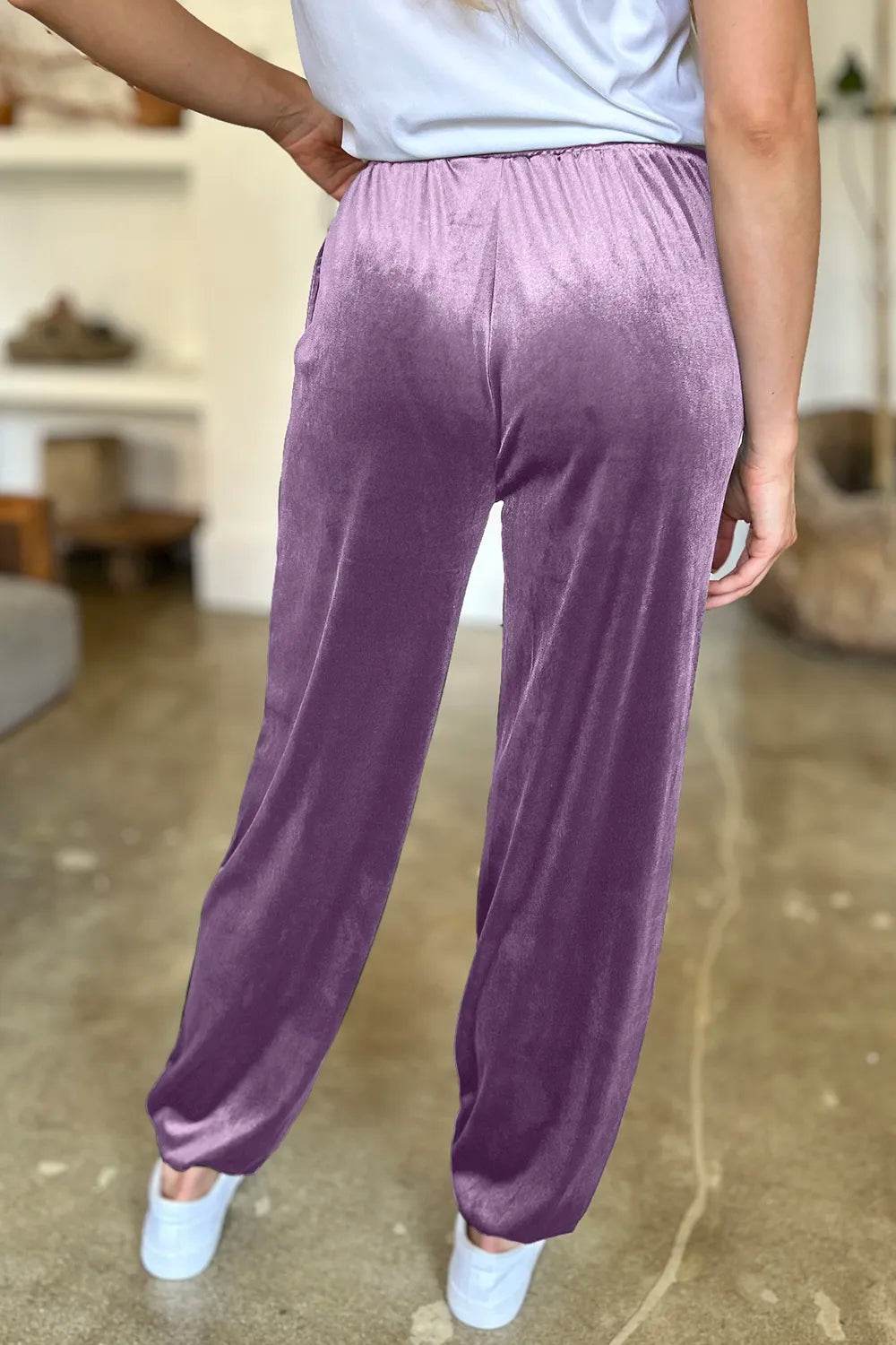 FAM-FAM Pocketed Elastic Waist Joggers Trendsi 2a6ffbbb-3777-42c1-8d85-5746cf281f27-Max