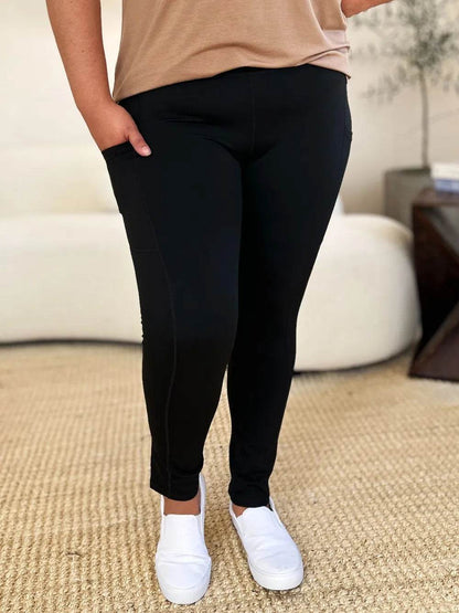 Wide Waistband Sports Leggings Trendsi 2afc78fc-879f-47a5-b409-2dfbdd14047b-Max