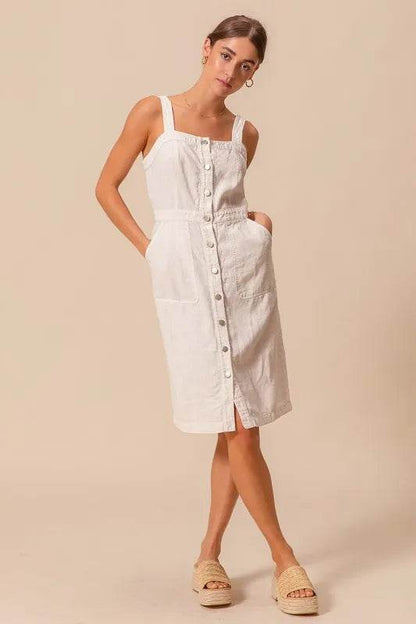SO ME Button Down Pocket Front Pinafore Dress OFF WHITE Trendsi 2b093f1ff5034d219f161dcd14f43004-Max-Origin