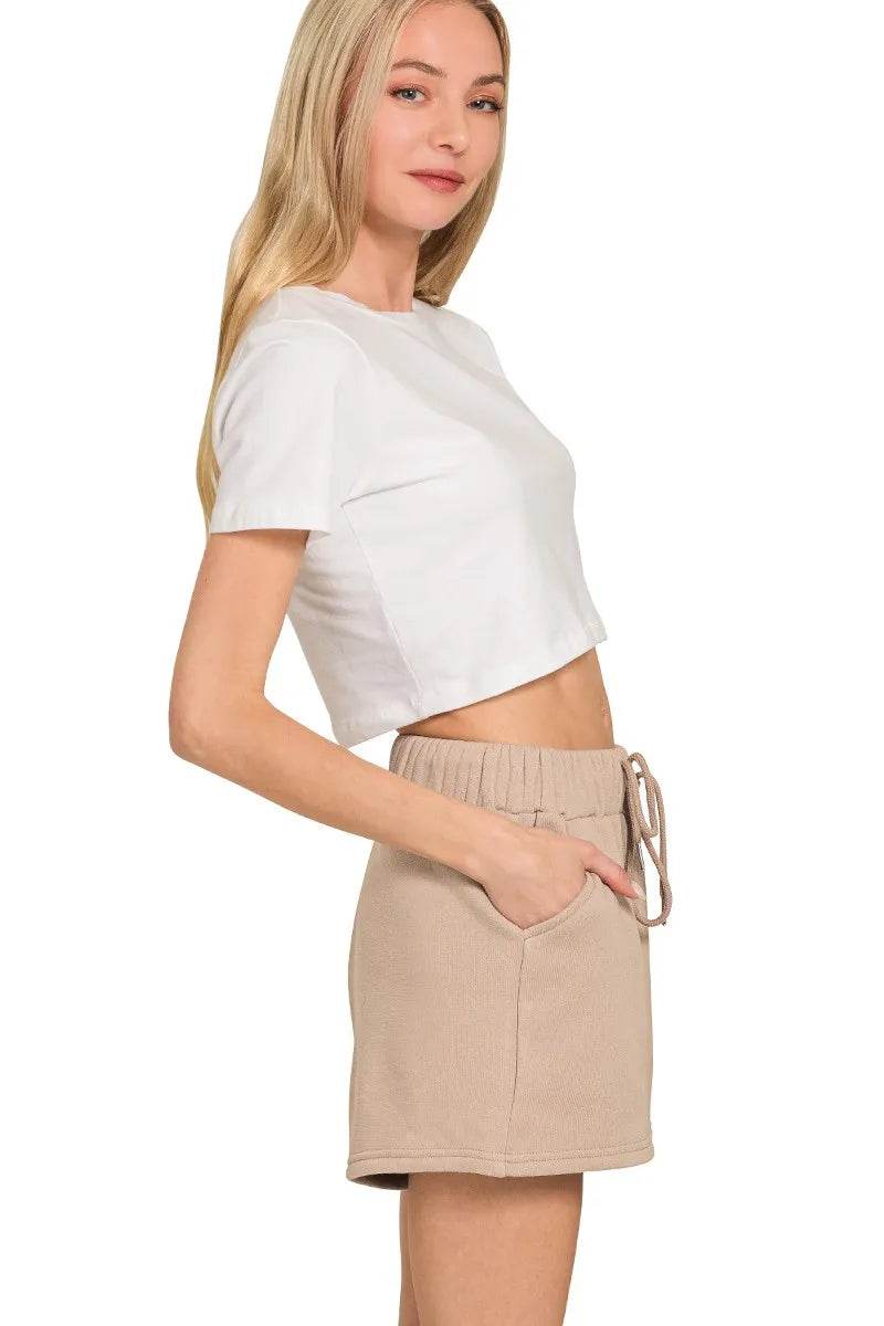 Zenana Fleece Long Sleeve Sweatshirts & Shorts Set Trendsi 2b3b3571ea40449aba450f3640cbcb6a-Max-Origin