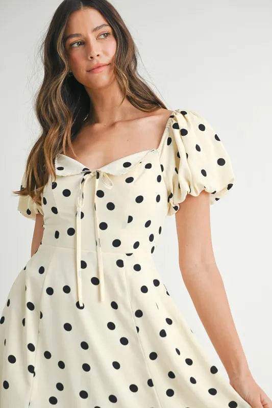 MABLE Polka Dot Puff Sleeve Midi Dress Trendsi 2b7547579edd4d7cb9db54bad355f2c6-Max-Origin