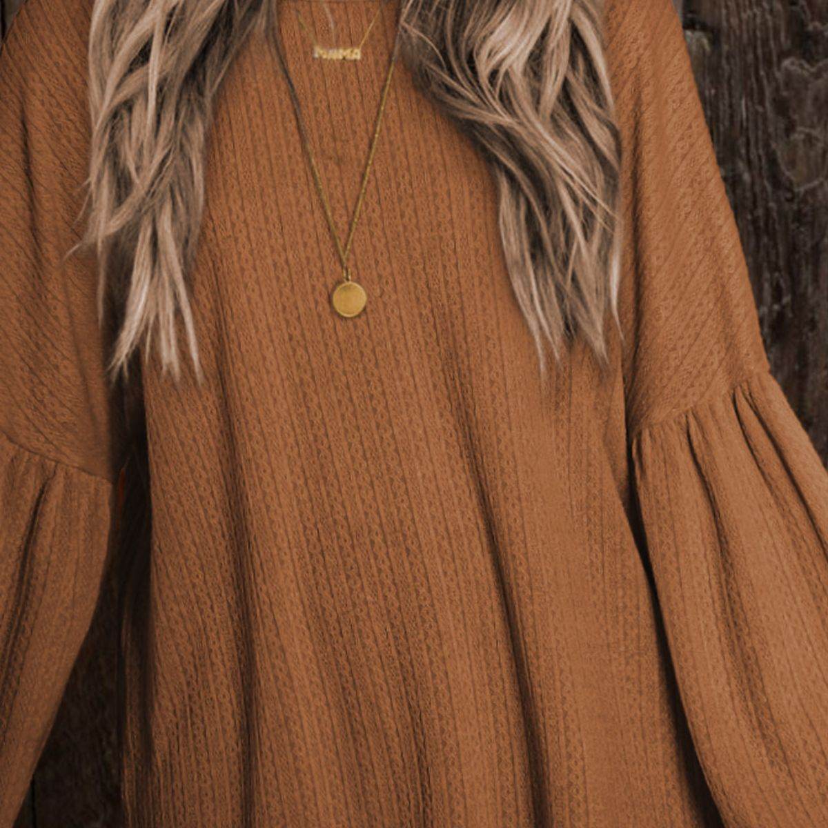 Round Neck Long Sleeve Ruched Blouse Trendsi 2b775a1fee3e46cab3d2d6c854d5ac55-Max
