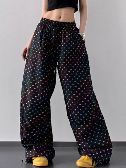 Heart Print Drawstring Wide Leg Pants Trendsi 2bc6ef6e-fb33-40c2-b10c-6a442fea2000-Max-Origin