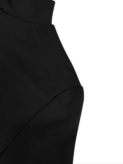 Backless Long Sleeve Cropped Mock Neck T-Shirt Trendsi 2bcd82c4-c634-46c8-825f-5d28d65becea-Max-Origin