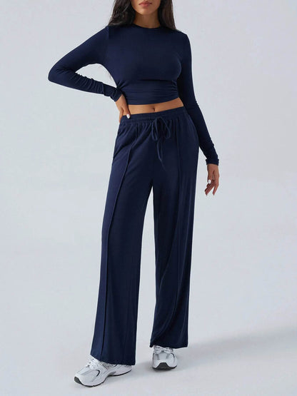 Round Neck Long Sleeve Top and Pants Set Navy Blue Trendsi 2c0f02349a5a4cb0b41bbbe82f9f7b7b-Max-Origin
