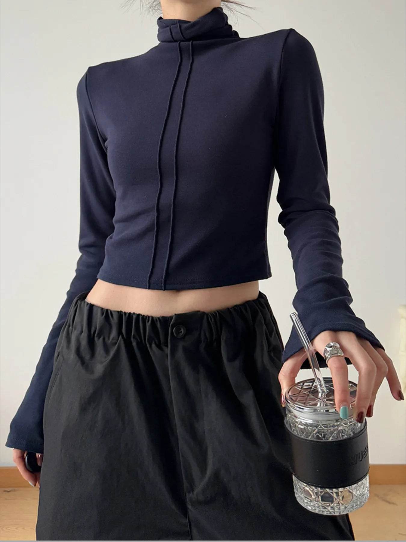 High Neck Long Sleeve Cropped T-Shirt Trendsi 2c713686620a484eb46d335777ac30ea-Max-Origin