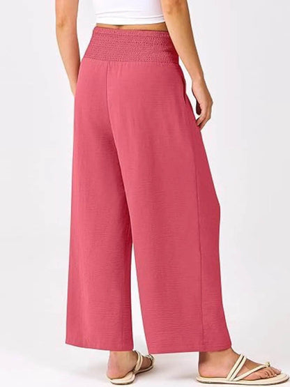 Wide Leg Smocked High Waist Pants Trendsi 2c930b71a830463d9409f8aa99ab89c5-Max-Origin