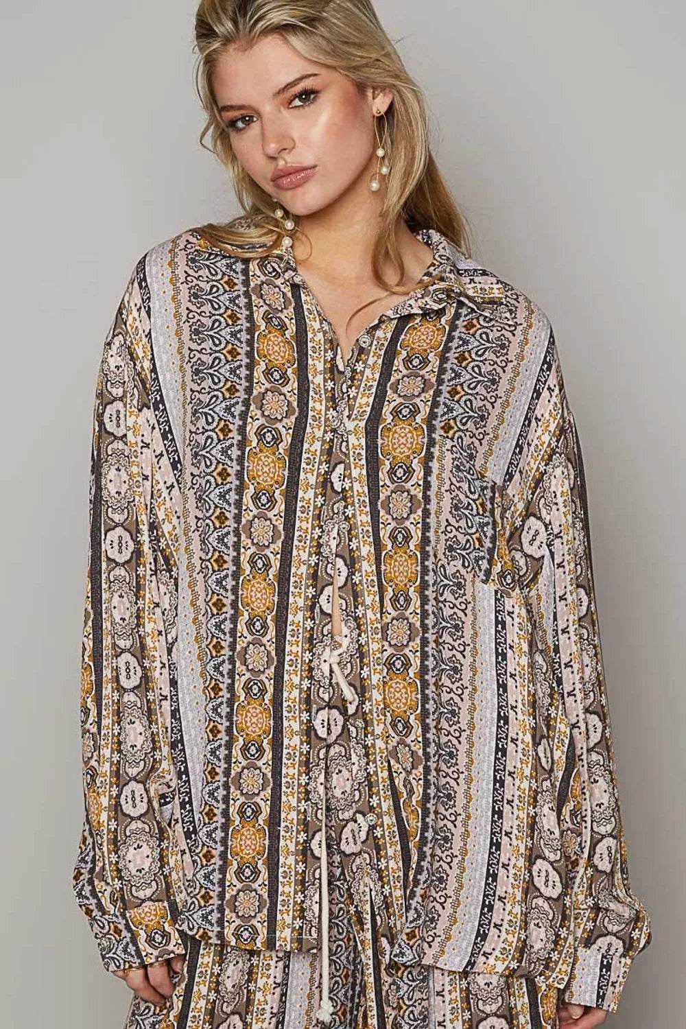 POL Long Sleeve Button Down Printed Shirt Trendsi 2d50bf6d-e973-4b71-9d43-64532f35d404-Max