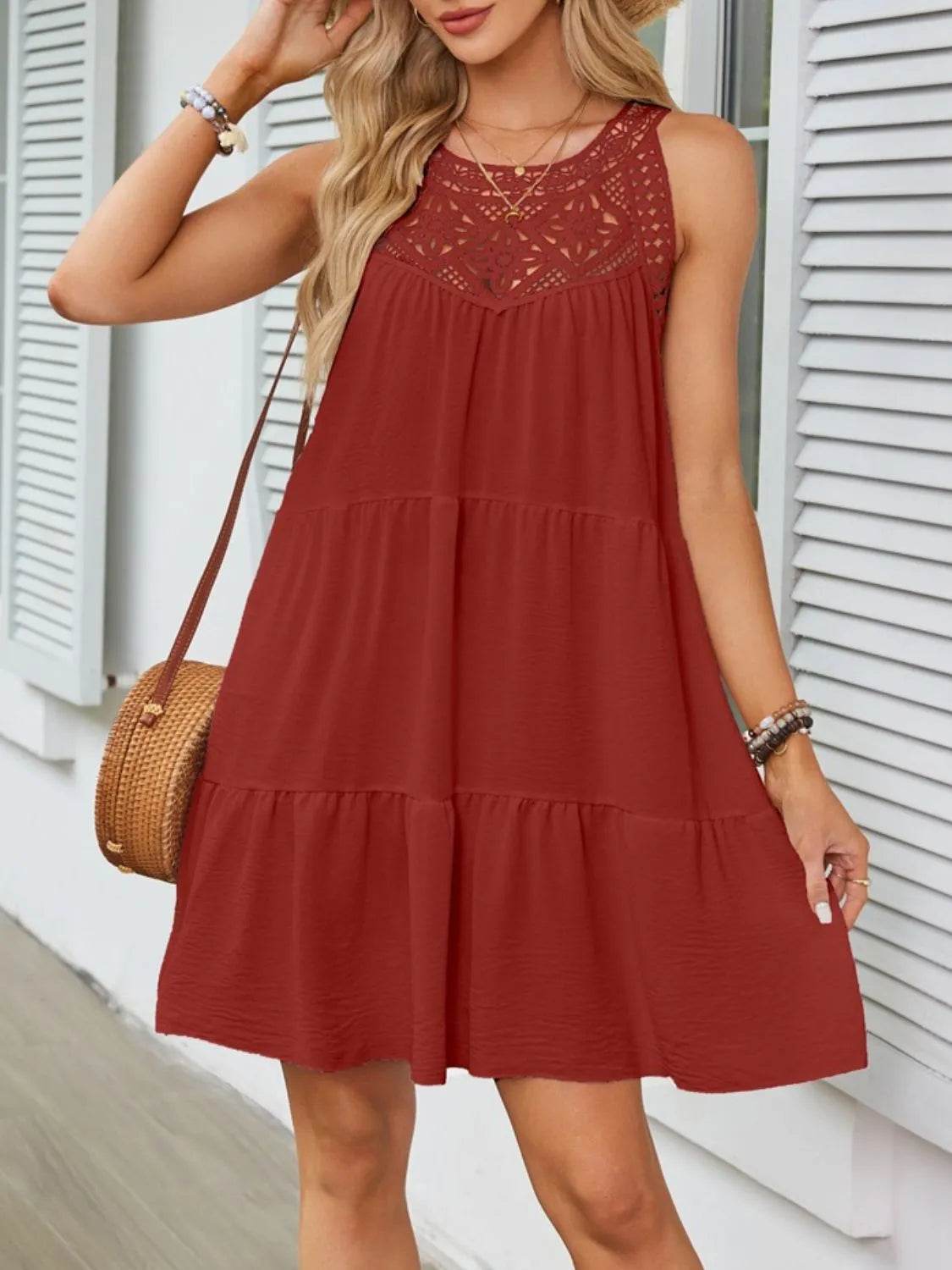 Ruffled Hem Lace Sleeveless Dress Trendsi 2d563d55-665e-437b-a9d4-bf30504d21d0-Max-Origin