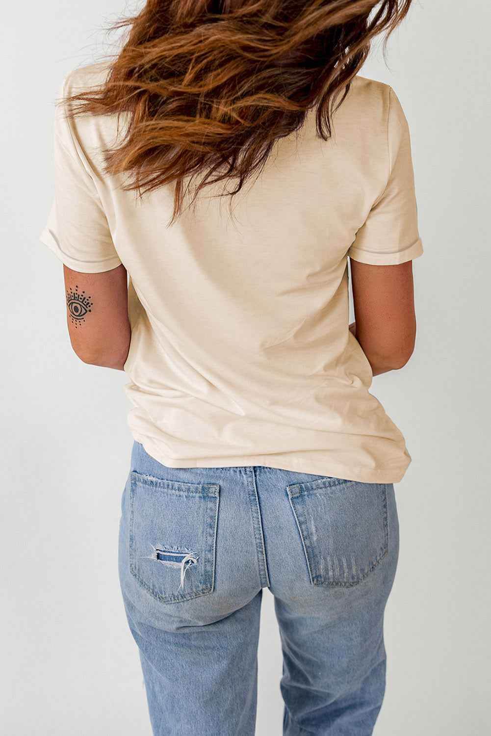 Pumpkin Graphic Round Neck Cuffed T-Shirt Trendsi 2d885c5947184c65a38320bce48ac9b9-Max