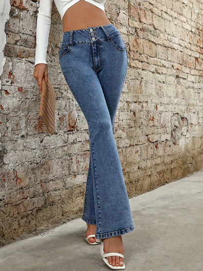 Bootcut Jeans with Pockets Trendsi 2d9459c0-5906-4462-8b7d-7b741b92bed0-Max