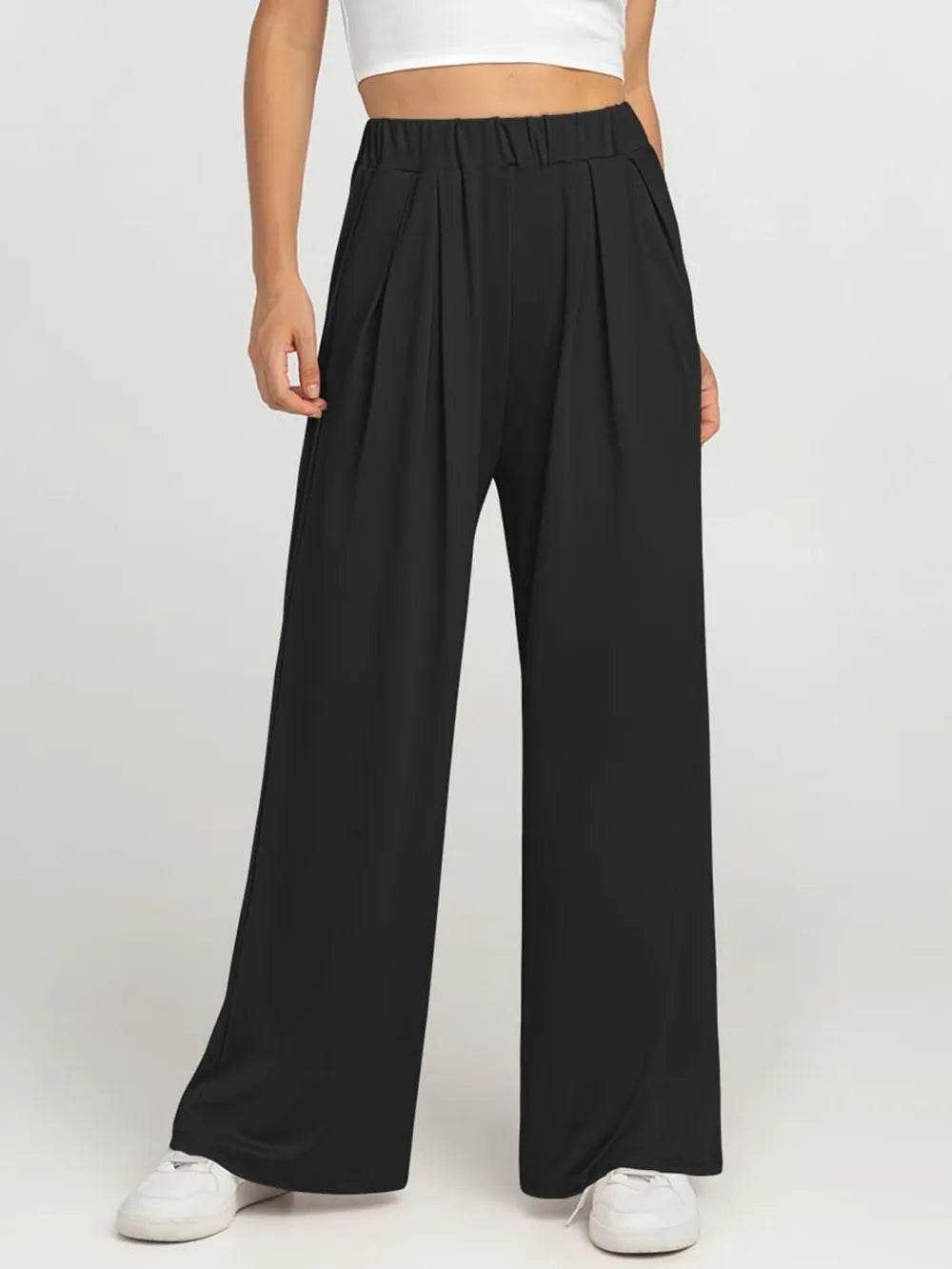Elastic Waist Wide Leg Pants Black Trendsi 2df38b66-ad49-41a1-8760-6a9e0559f118-Max