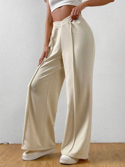 Elastic Waist Wide Leg Pants Trendsi 2dfc679b-494e-4759-b2f5-b222b4e464f8-Max