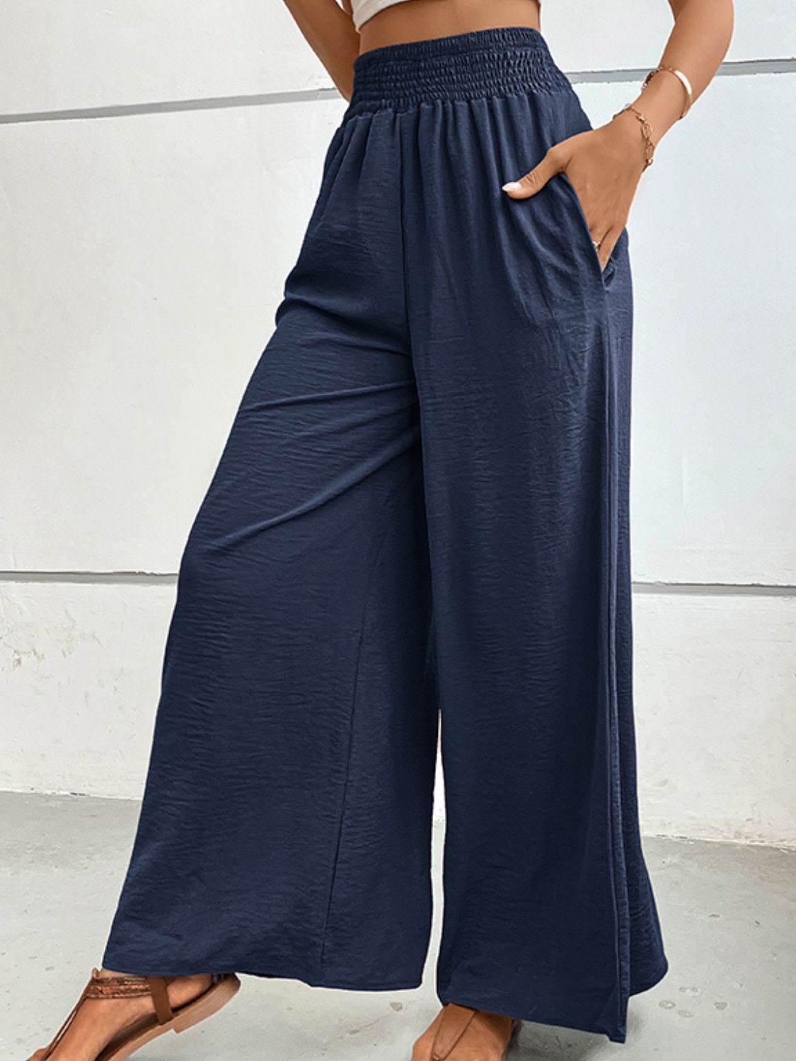 Perfee Wide Waistband Relax Fit Long Pants Trendsi 2e4da2a3a9b74905b9c6854c8224707f-Max