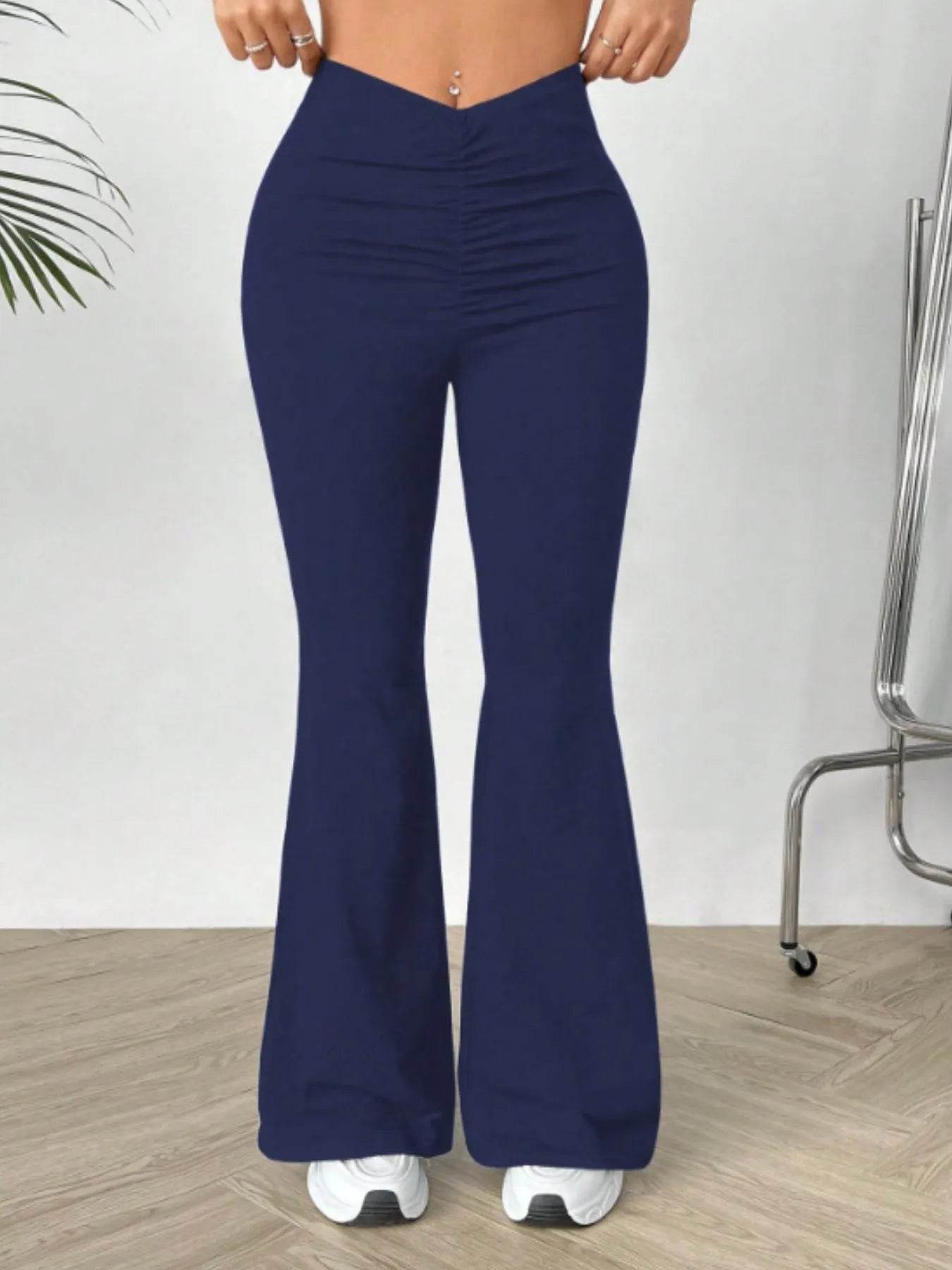 High Waisted Flare Pants Dark Blue Trendsi 2e89af14-c170-40c5-912a-5921692d9245-Max-Origin