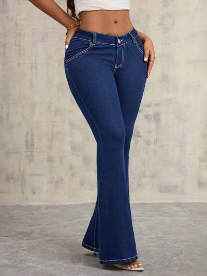 Flare Jeans with Pockets Trendsi 2ec66d44-4480-4e5b-94b9-7b063a08147b-Max