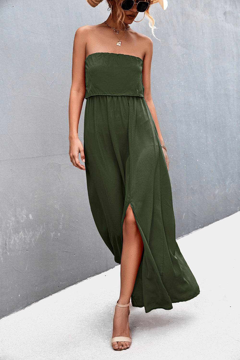 Strapless Split Maxi Dress Trendsi 2ec901bc6bcc46b482a6e7f31a9957c8-Max