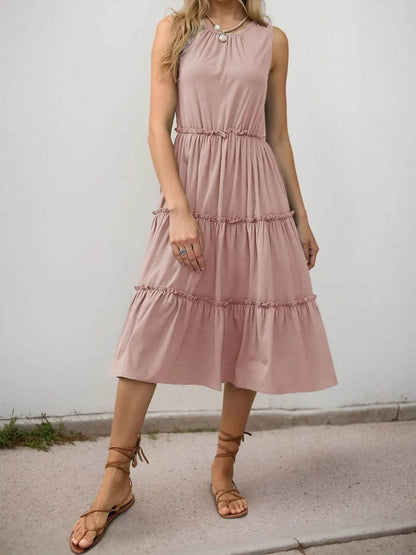 Frill Tiered Midi Dress Trendsi 2ed01209-4150-483f-9562-b406ac34ceac-Max-Origin