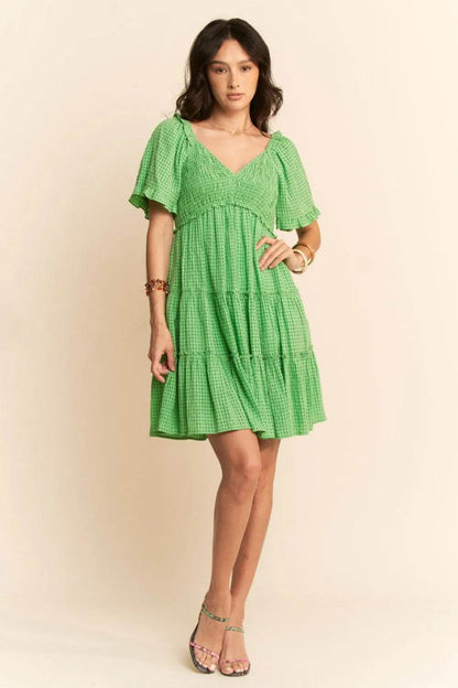 Davi & Dani Jacquard Checker Smocking Tiered Dress Trendsi 2f21ef8b-afcb-4af7-b572-bb274c4d3569-Max-Origin