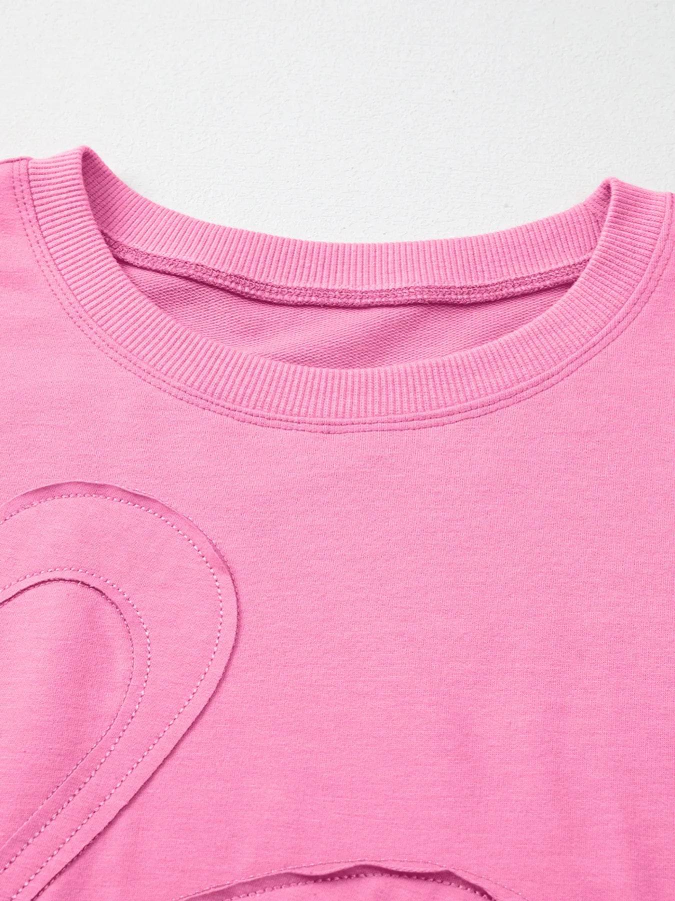 Flower Oversized Round Neck T-Shirt Trendsi 2f7b3f8a548e4d109f0e0a655233476b-Max-Origin