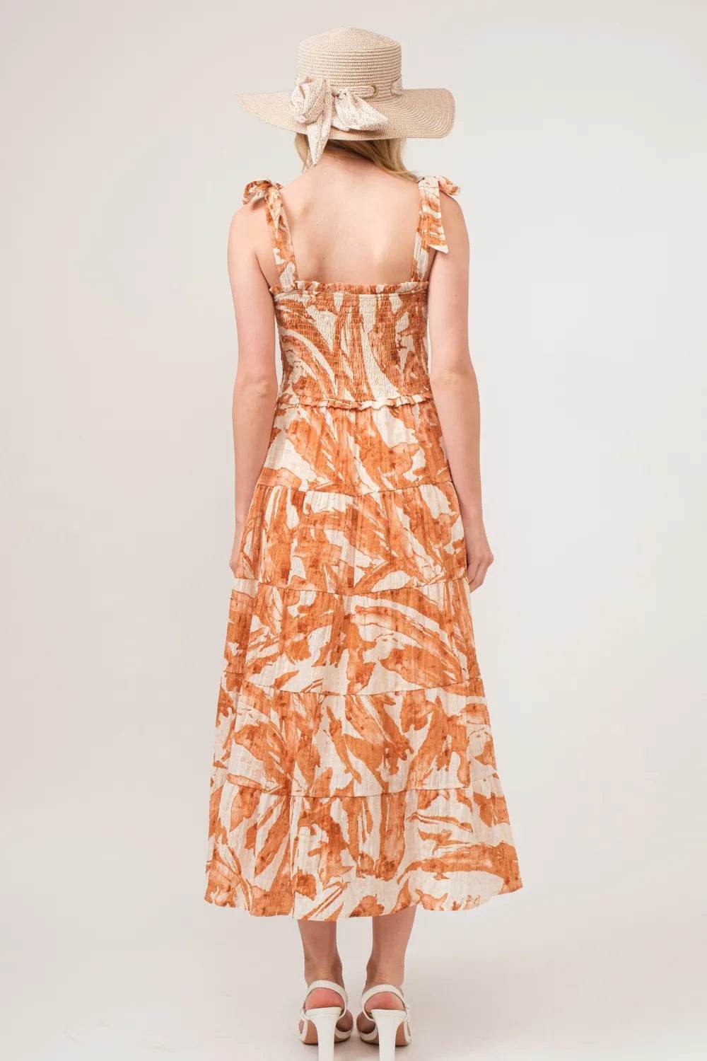 And The Why Tie Shoulder Smocked Midi Tiered Dress Trendsi 2fce6b8c-d931-45c7-b1a9-92a557babee5-Max